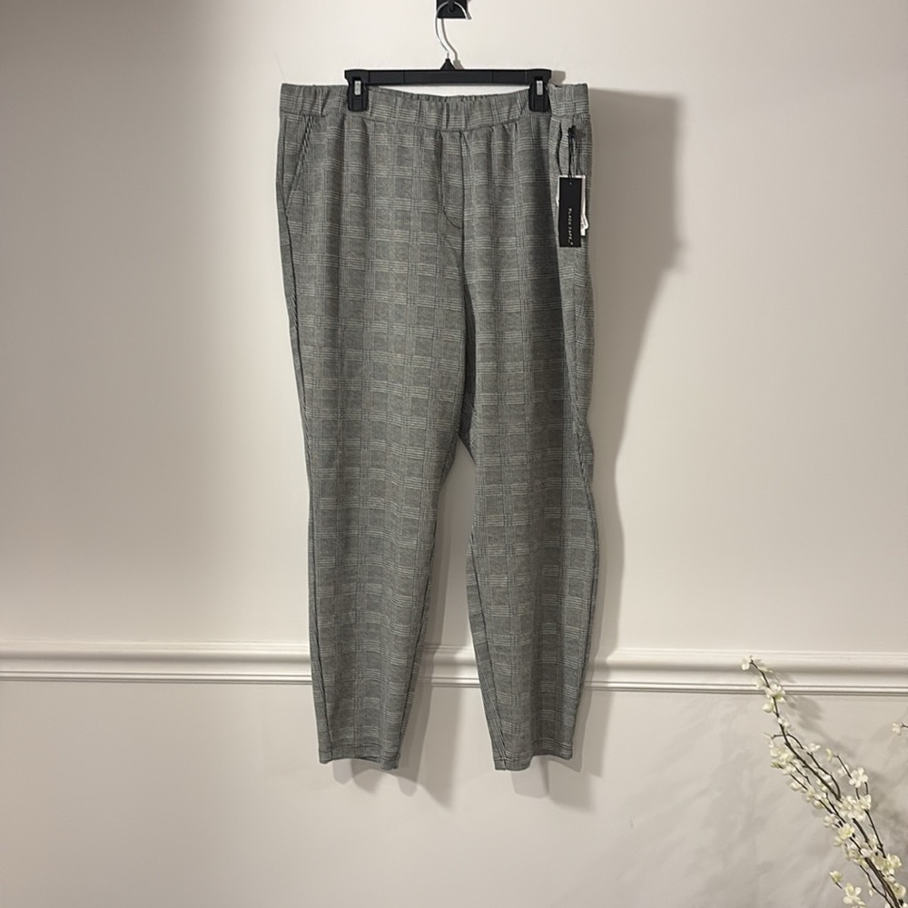 black tape  plaid perfect pants